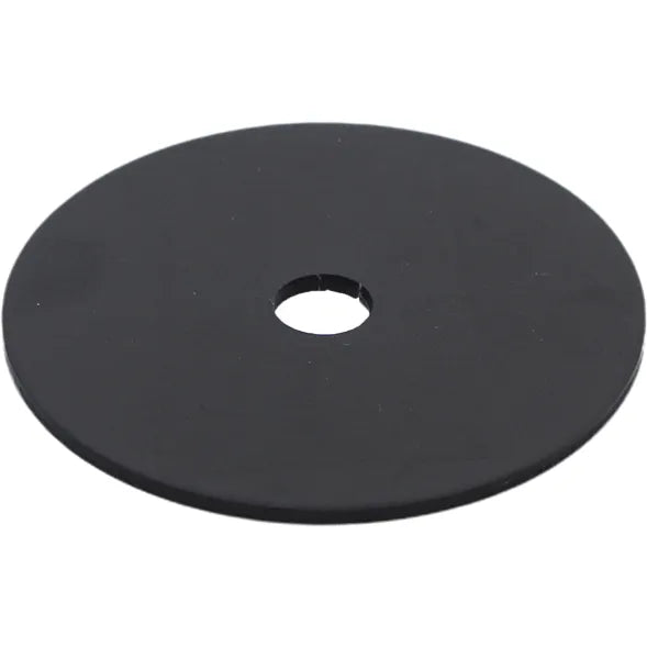Stoel bevestigingsring 60mm aluminium zwart