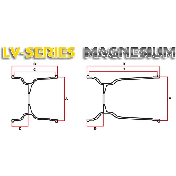 DWT DOUGLAS VELG LV-SERIES 212MM 2PCS
