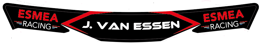 ESMEA RACING VIZIERSTICKER SET