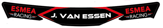 ESMEA RACING VIZIERSTICKER SET