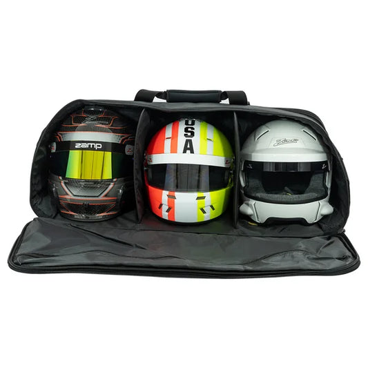 LARGE 3 HELMET BAG BLACK/GRAY