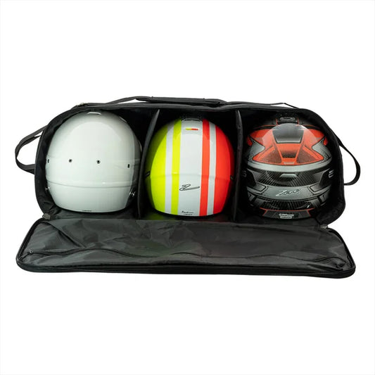 LARGE 3 HELMET BAG BLACK/GRAY